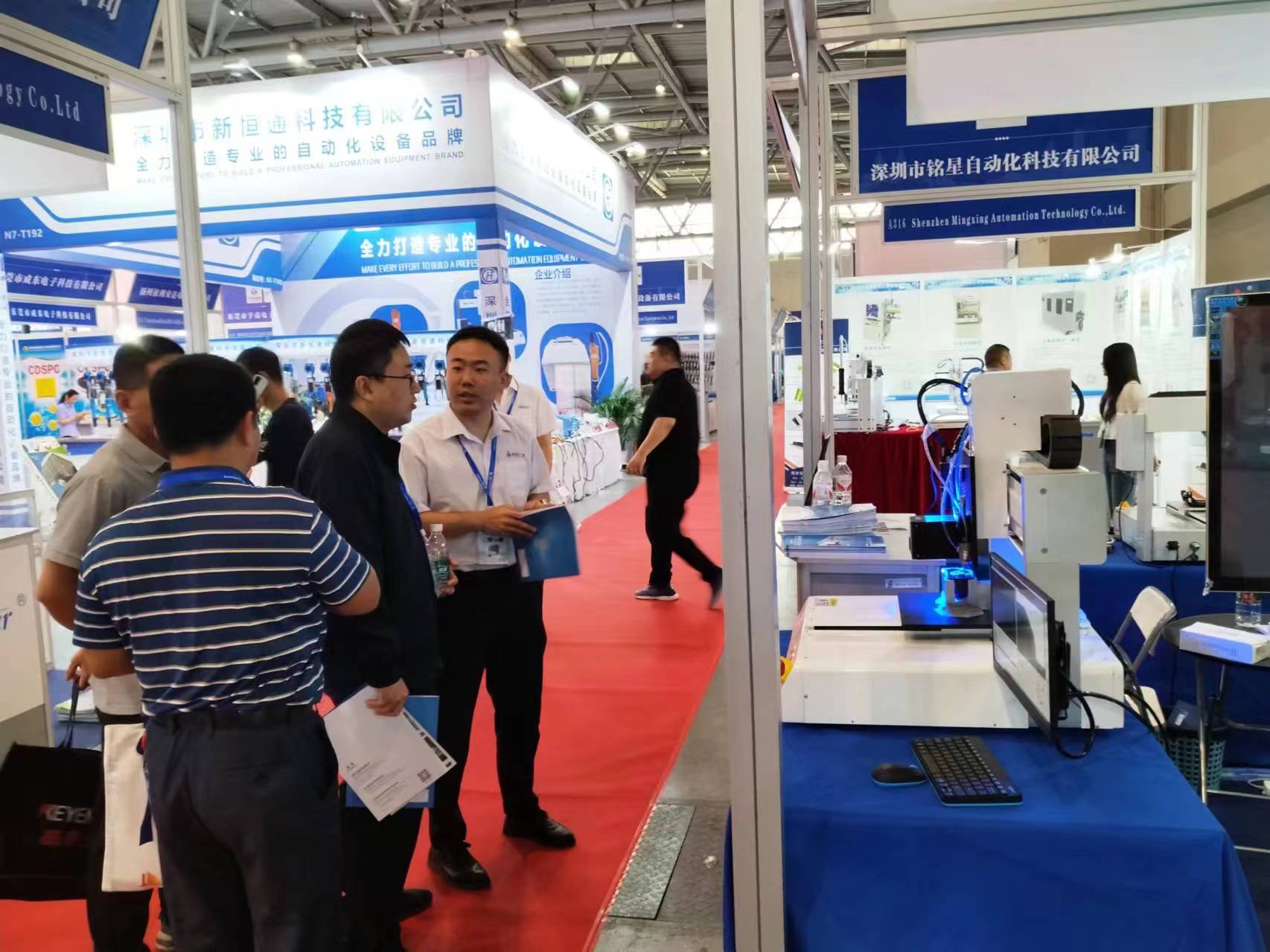 阿爾文點膠機參展2024年重慶電子博覽會